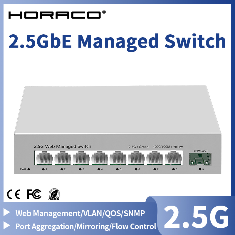 2.5GbE Managed Switch 8 Port 2 - Sfp+ 10G Managed Switch 8 Port recension och pris