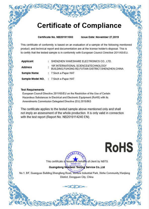 Waveshare 800*480,7.5inch E-In - Turing Pi 2 recension och pris