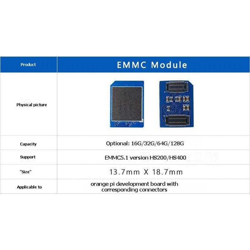 [B24B!】 32GB EMMC Module For O - Orange Pi 5 Plus 32Gb recension och pris